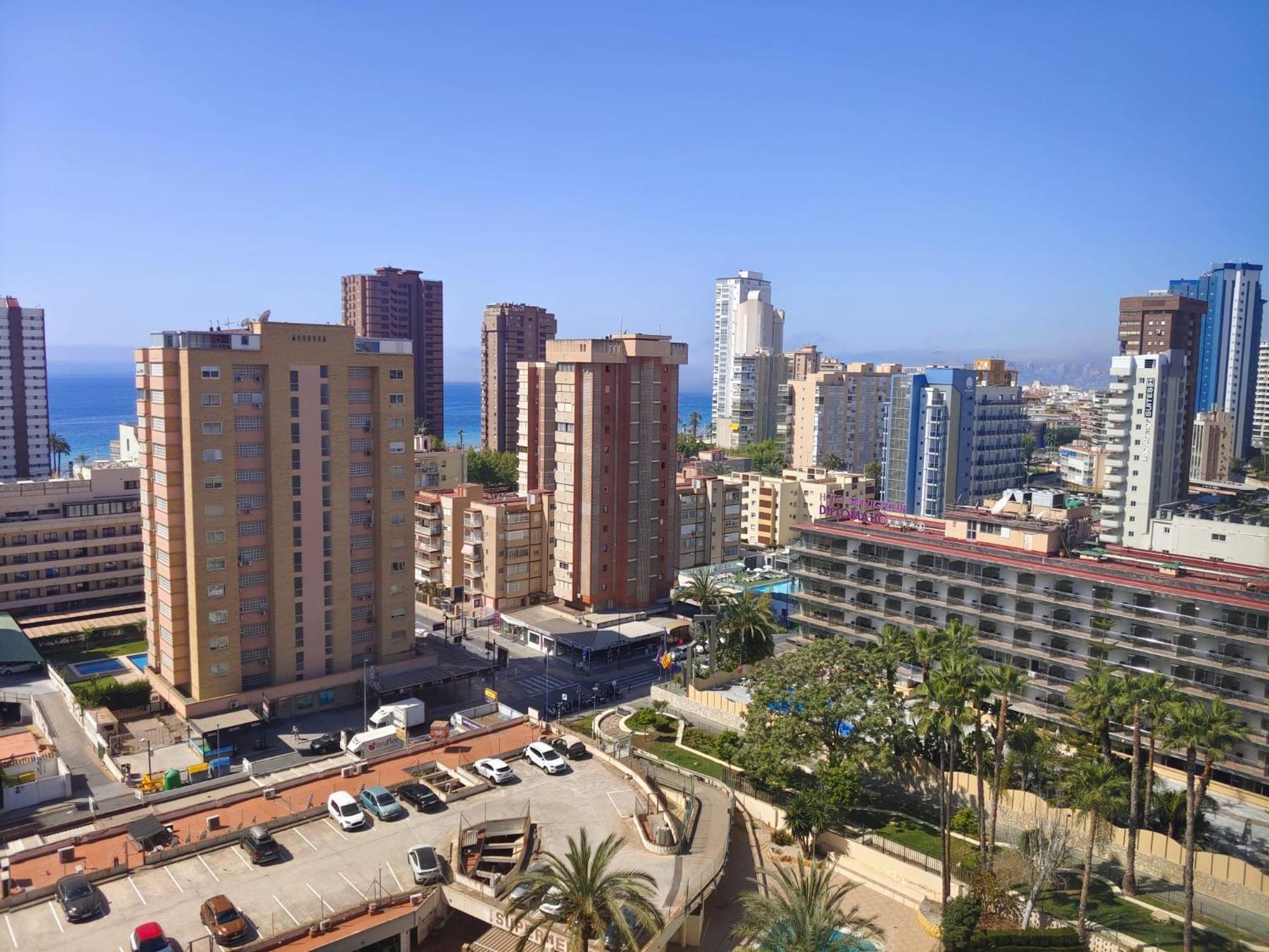 Apartamentos Cervantes Benidorm Esterno foto